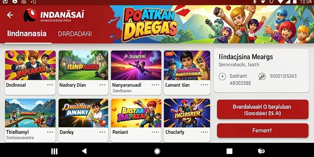 Aksi seru dalam permainan yang membuat ketagihan.