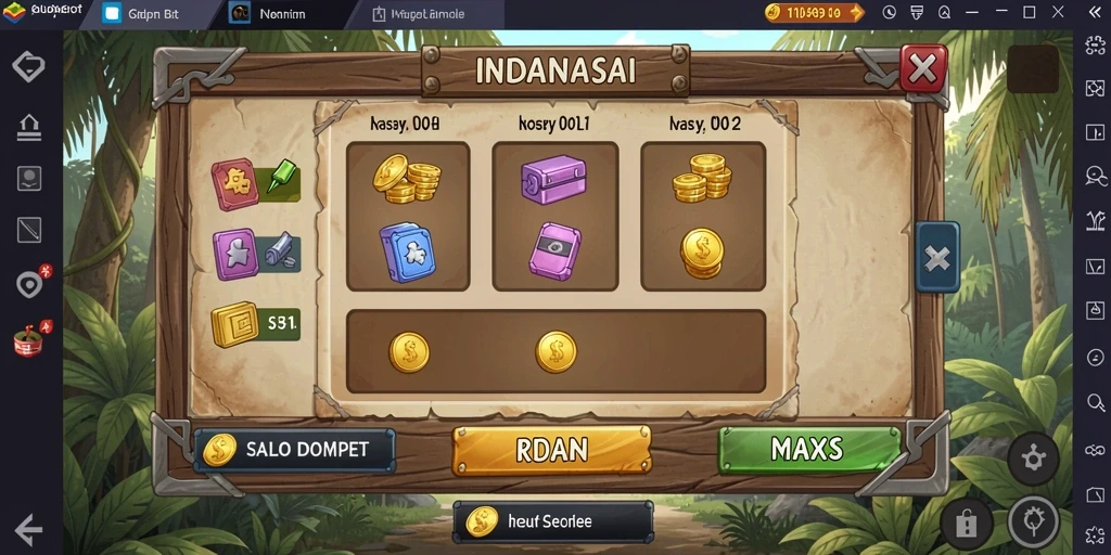 Fitur sosial memungkinkan interaksi antar pemain.