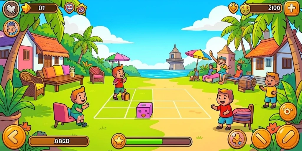 Momen seru dalam mode multiplayer HUGO77.